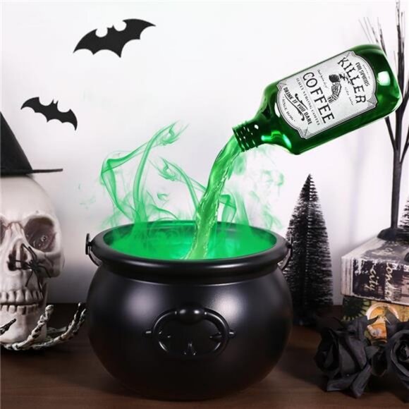 Halloween Decorations Indoor, Magic Floating Potion Bottles with Mist Maker - Picture 1 of 7